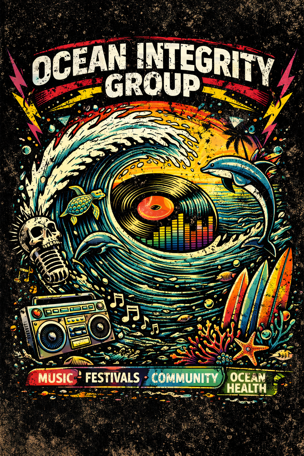 Ocean Metal OIG tee
